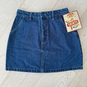 Authentic Vintage Route 66 Denim Mini Skirt